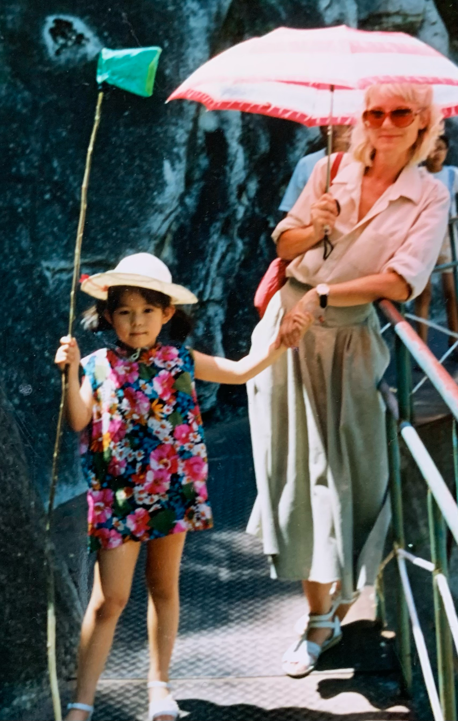 Michele Turner travelling in China, 1989–1991